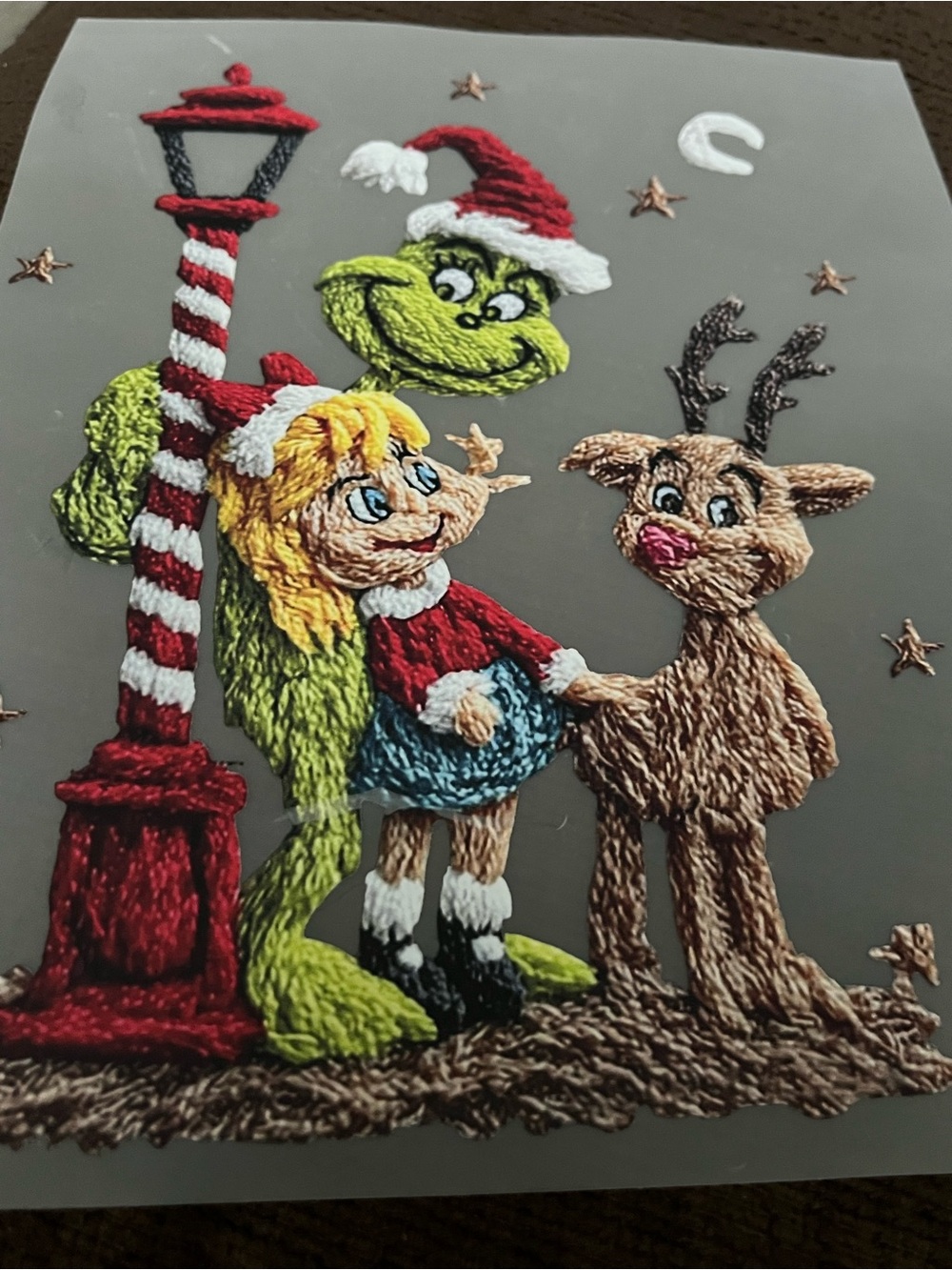 Dtf heat transfer 
Merry Christmas Grinch